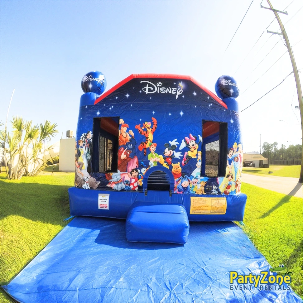 World of Disney bounce house rental for Kenner LA birthday parties, delivered across ZIP codes 70062 to 70065